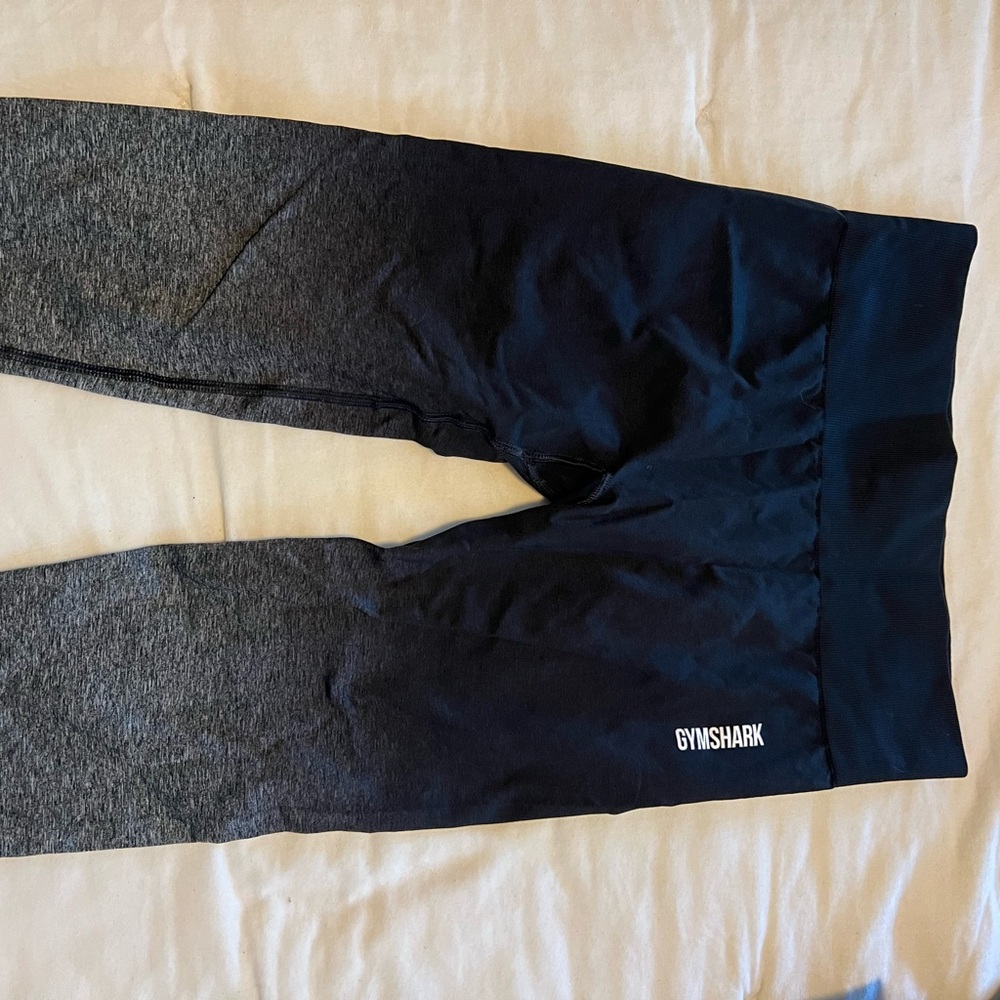 Gymshark Ombre Black and Gray Leggings